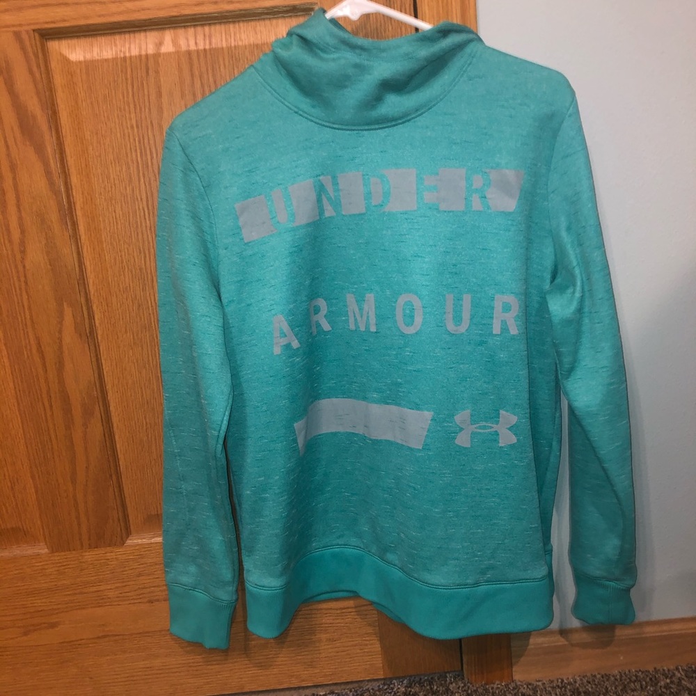 Under Armour Teal Sweatshirt.